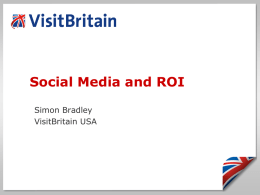 PowerPoint Presentations the VisitBritain Way