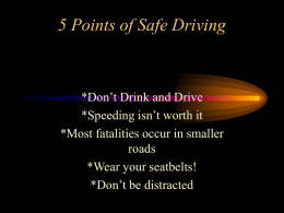 5 Points of Safe Driving By Gordon Chen