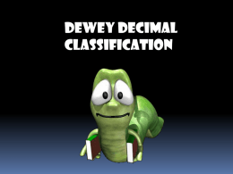 Dewey Decimal System - Research It & Write!