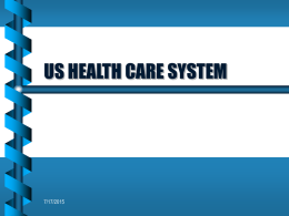 US HEALTH CARE SYSTEM