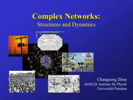Complex Networks: Characterization and Dynamics