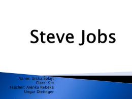 Steve Jobs - Dijaski.net