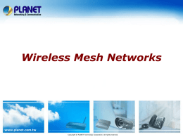 Sales Guide for Wireless Mesh Network