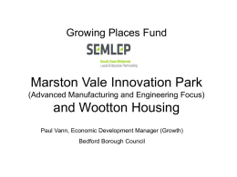 Marston Vale Innovation Park Manufacturing and Engineering