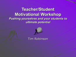 Motivational Workshop
