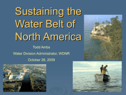 Governor Doyle’s 2006 Water Conservation Symposium