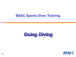 BSAC Sports Diver Training - Stroud Valley Sub