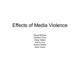 Effects of Media Violence