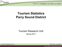 Ontario&rsquo;s Tourism Regions