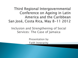 Third Regional Intergovernmental Conference on Ageing in