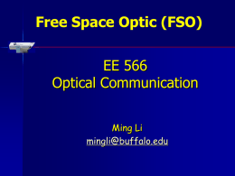 EE 566 Optical Communication