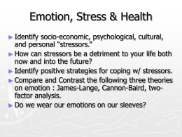 Emotion & Stress - Madeira High School