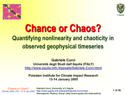 Chance or Chaos? Quantifying nonlinearity and chaoticity