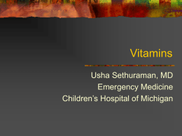 Vitamins - Home - Children's Hospital of Michigan
