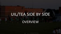 UIL/TEA SIDE BY SIDE - Lake Dallas Independent School District
