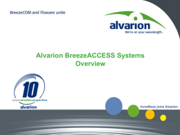 BreezeACCESS - Technical Description