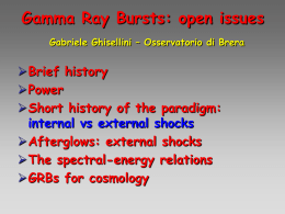 GRBs: open issues