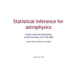 Stats for astronomers - LUTH