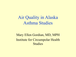 Indoor Air Quality in Alaska