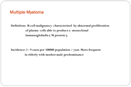 Multiple myeloma - definition