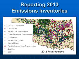 Greenhouse Gas Reporting - Oklahoma Department of
