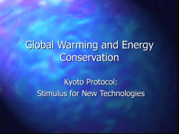 Kyoto Protocol and Global Warming