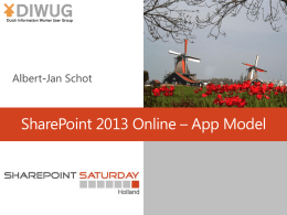 werk: Maventionblog: http://www.sharepointappie.nlmail