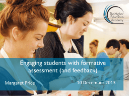 Transforming assessment through the tenets