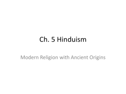 Ch. 5 Hinduism