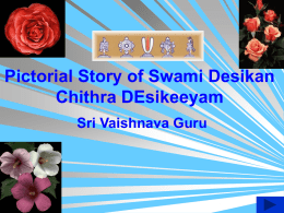 Pictorial Story of Swami Desikan Chithra Desikeeyam