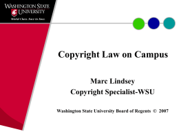 Copyright 2000 - Sharing Information in the Digital Age