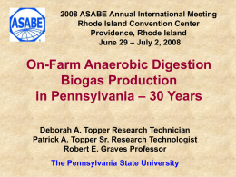 asabe-30-years - Penn State Extension