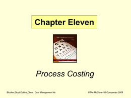 Cost Management and Strategy: An Overview