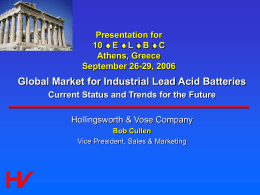 Presentation for 9th ASIAN BATTERY CONFERENCE Bali