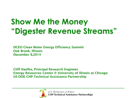 Show Me the Money“Digester Revenue Streams”