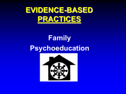 Evidence Based Practices
