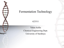 Fermentation Technology - Just for sharing ideas