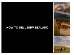 HOW TO SELL NEW ZEALAND