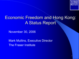 Economic Freedom of the World: Annual Report 2004