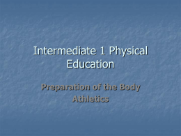 Intermediate 1 Physical Education