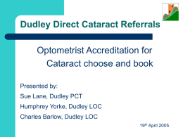 Direct Cataract Referrals