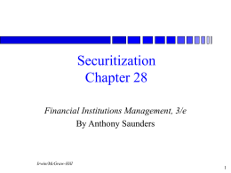 Securitization Chapter 28 - National Cheng Kung University
