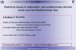 Microwave radar applications in the Marine Boundary Layer Stef