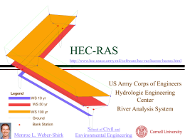 HEC-RAS - Cornell University
