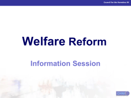 Welfare Reform Bill 2011