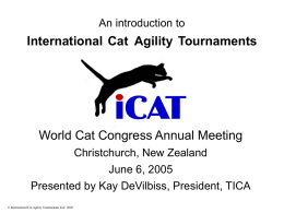 What is ICAT? Prepared for World Cat Congress, June 2005