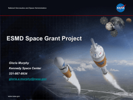 ESMD Higher Education - National Space Grant Foundation