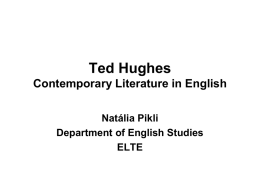Ted Hughes (1930