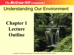 Principles of Environmental SCIENCE