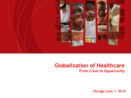 The Role of the Private Sector in Health in Africa